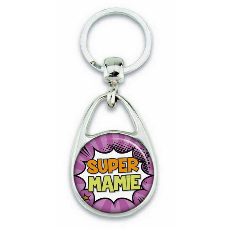       Porte clés "Super mamie" - Em création
    