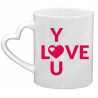 Mug original personnalisé anse coeur - Em création - Mugs personnalisés