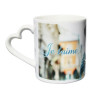 Mug personnalisable anse coeur - Em création - Mugs personnalisés