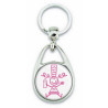 Porte clés Bigoudène enfant rose - Em création - Porte-clés
