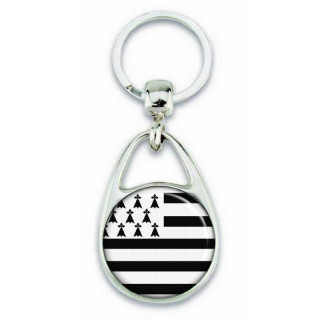 Porte clés drapeau de la bretagne - Em création