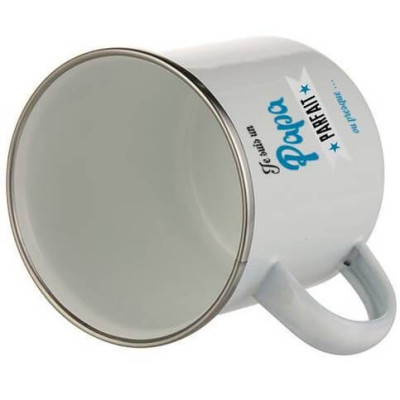 Boutique mug emaillé Pour un papa parfait - Tasse rétro papa