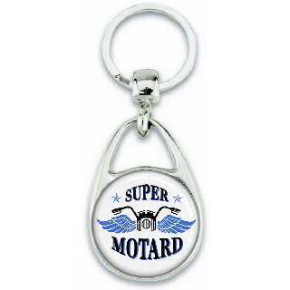 Porte-clés Motard - Cadeau motard - Super motard - Angora