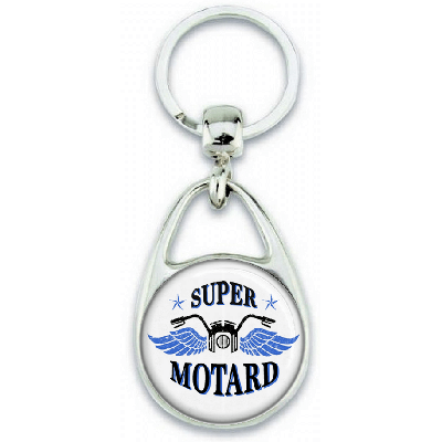Porte-clés Motard - Cadeau motard - Super motard - Angora
