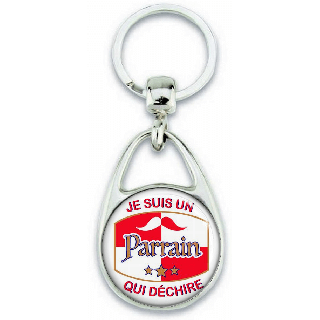 Porte-clés Je suis un Parrain qui déchire! - Angora