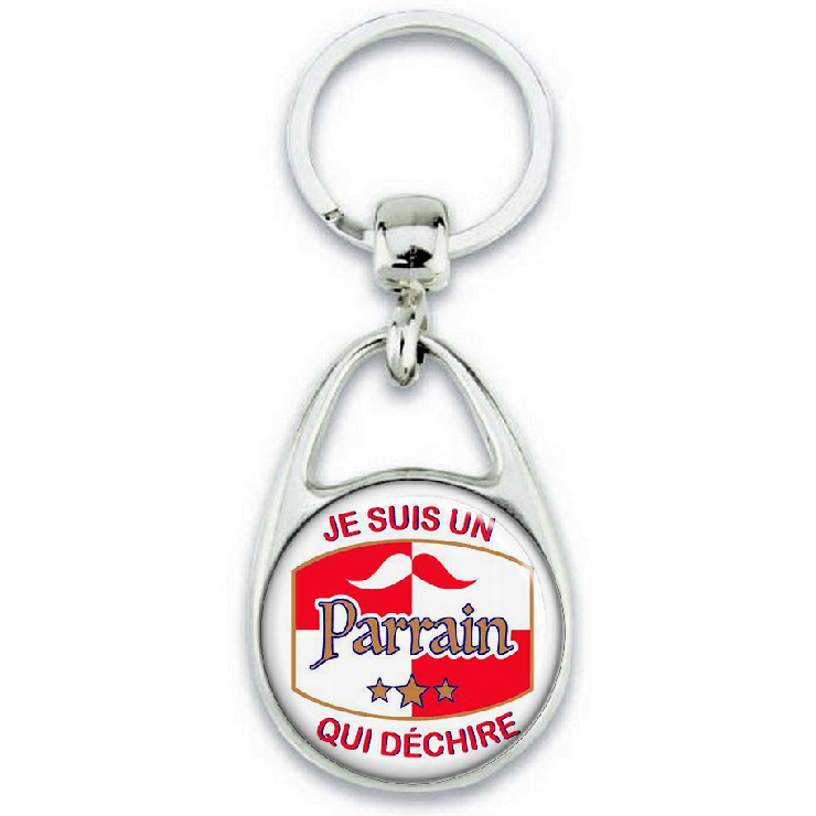 Porte-clés Je suis un Parrain qui déchire! - Angora