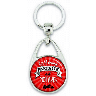 Porte-clés Motarde - Angora