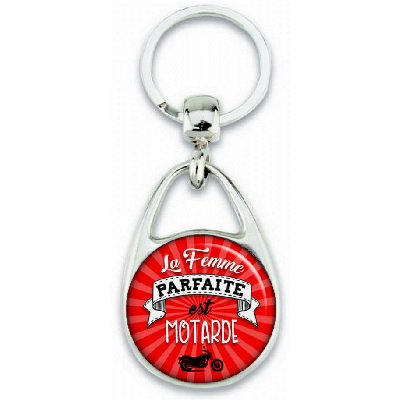 Porte-clés Motarde - Angora