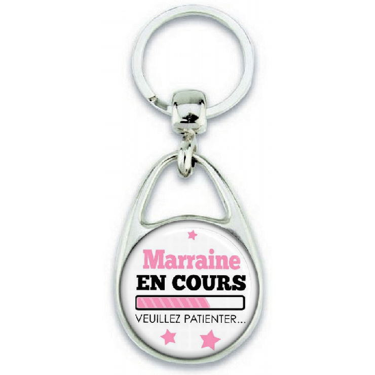 Porte-clés Marraine en cours... Veuillez Patienter - Angora
