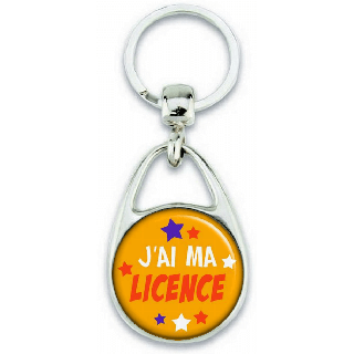 Porte-clés J'ai ma Licence - Angora