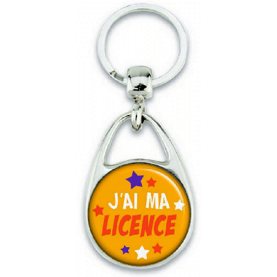 Porte-clés J'ai ma Licence - Angora