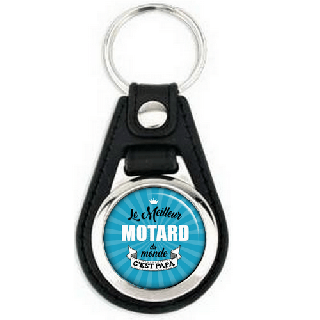 Porte clés Papa Motard