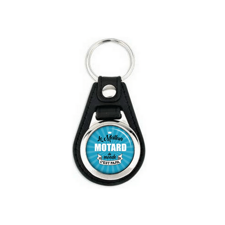 Porte clés Papa Motard