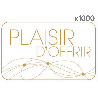 Etiquettes "Plaisir d'offrir" - Couleur : Blanc