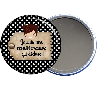 Cadeau maîtresse, un miroir de poche à offrir à la maîtresse. à découvrir sur em-creation.fr - Miroir de poche