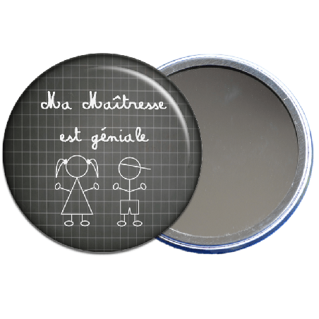       Miroir Maîtresse - Cadeau fin d'année scolaire - angora
    