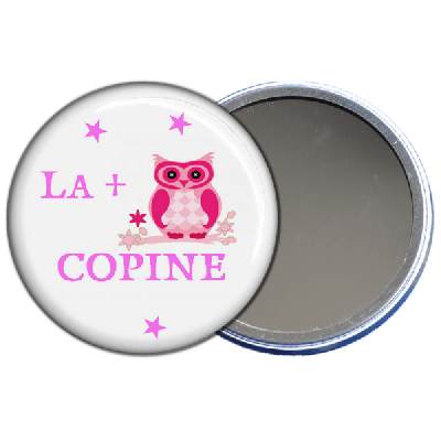 Miroir de poche la plus chouette copine - angora