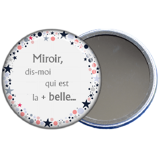 miroir de poche dis moi qui est la plus belle en vente sur em-creation.fr