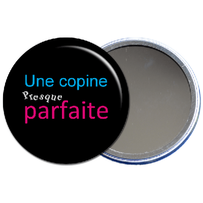 miroir de poche une copine presque parfaite en vente sur em-creation.fr