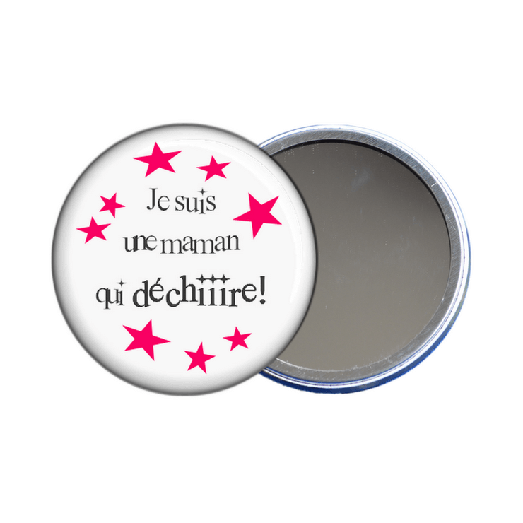 Miroir de poche pour maman - Cadeau maman anniversaire