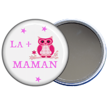       miroir de poche la plus chouette maman - toutes les idées cadeaux sont sur em-creation.fr
    