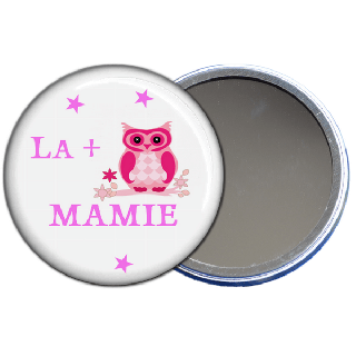 miroir de poche la plus chouette mamie - toutes les idées cadeaux sont sur em-creation.fr