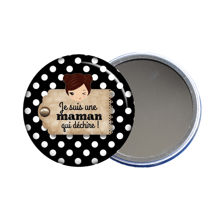Miroir de poche pour maman en vente sur em-creation.fr