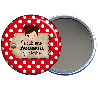 Idées cadeau pour nounou en vente sur em-creation.fr , miroir de poche nounou - Miroir de poche