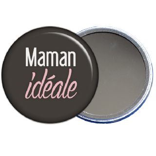 miroir de poche maman idéale - toutes les idées cadeaux sont sur em-creation.fr