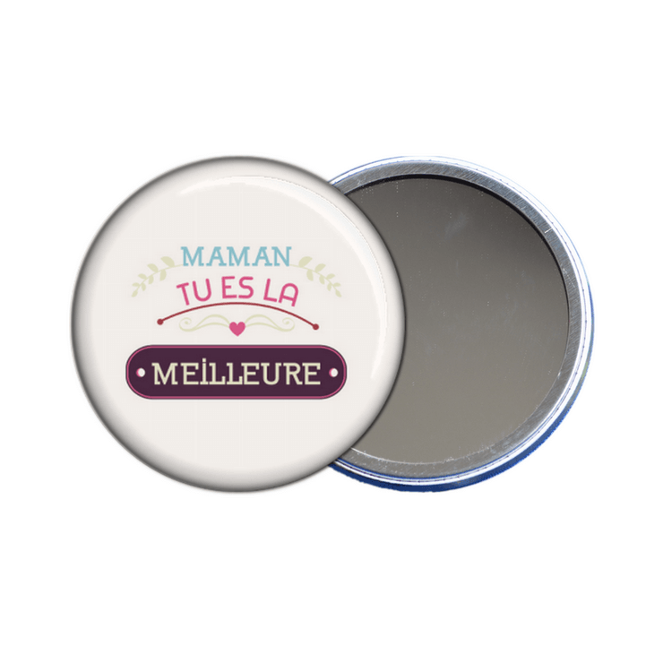 miroir de poche maman tu es la meilleure - toutes les idées cadeaux sont sur em-creation.fr