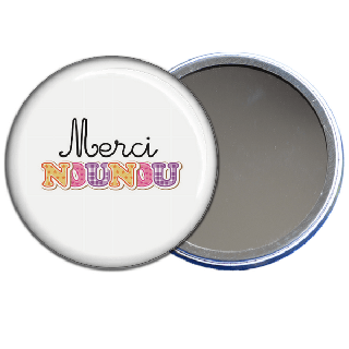miroir de poche merci nounou - toutes les idées cadeaux sont sur em-creation.fr