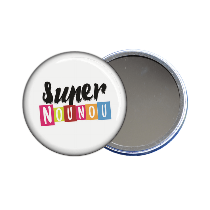 miroir de poche super nounou - toutes les idées cadeaux sont sur em-creation.fr