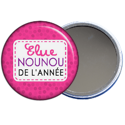 Miroir de poche pour nounou à découvrir sur em-creation.fr
