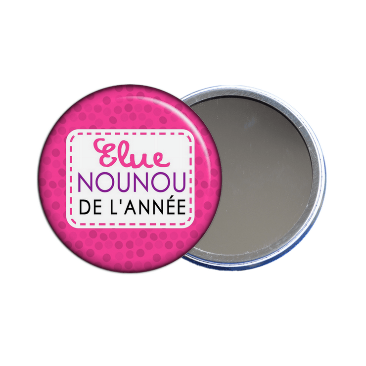 Miroir de poche pour nounou à découvrir sur em-creation.fr