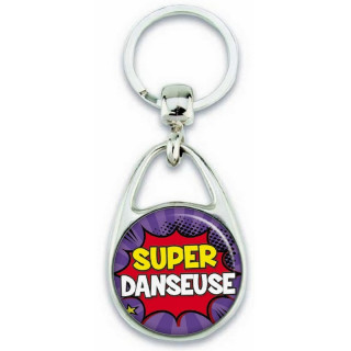 Porte clés danseuse - Métal - idée cadeau Femme - angora