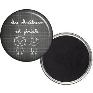 Magnet Maitresse - Idée cadeau maitresse - Cadeau fin d'année scolaire Maitresse -angora
