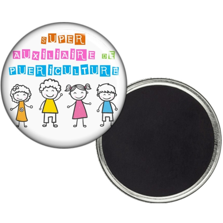       Magnet auxiliaire de puericulture - Idée cadeau auxiliaire de puericulture - angora
    