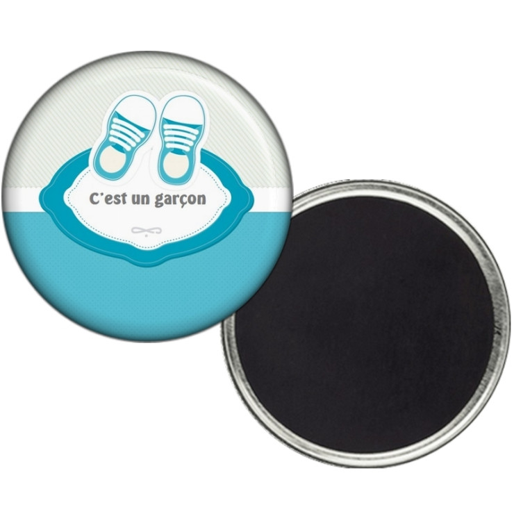 Magnet Naissance Garcon - Annoncer une naissance - Idée fairt part Naissance - angora