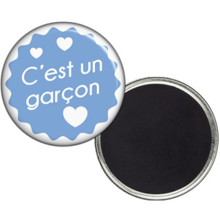 Magnet Garcon - Magnet Naissance - Magnet faire part de Nasisance - angora