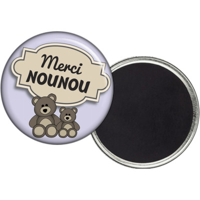 Magnet nounou - Idée cadeau Nounou - angora