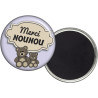 Magnet nounou - Idée cadeau Nounou - angora - Magnet Femme
