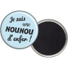 Magnet nounou - Idée cadeau Nounou - angora - Magnet Femme