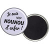 Magnet nounou - Idée cadeau Nounou - angora - Magnet Femme