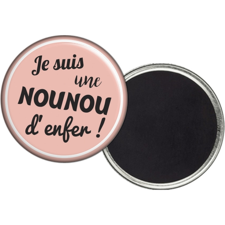 Magnet nounou - Idée cadeau Nounou - angora