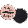 Magnet nounou - Idée cadeau Nounou - angora - Magnet Femme