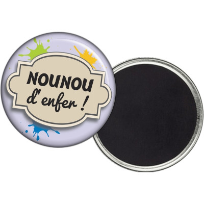 Magnet nounou - Idée cadeau Nounou - angora