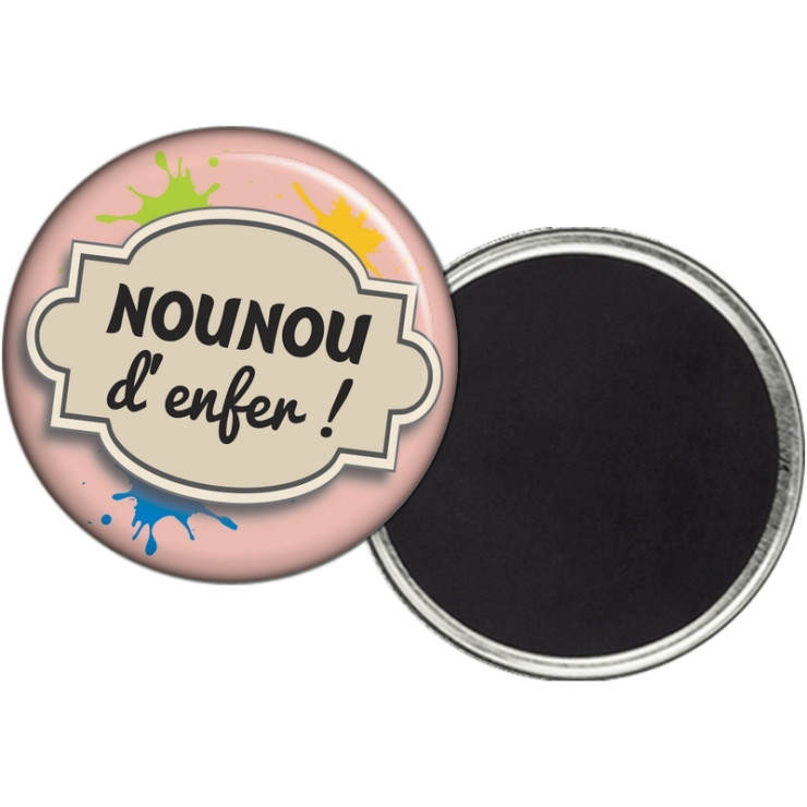 Magnet nounou - Idée cadeau Nounou - angora