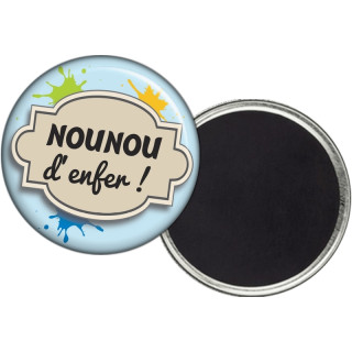 Magnet nounou - Idée cadeau Nounou - angora