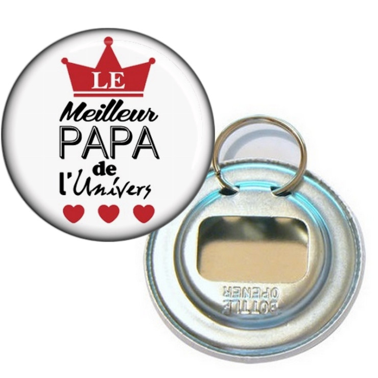 Décapsuleur Meilleur Papa - Idée cadeau Papa - Cadeau fête des pères - angora