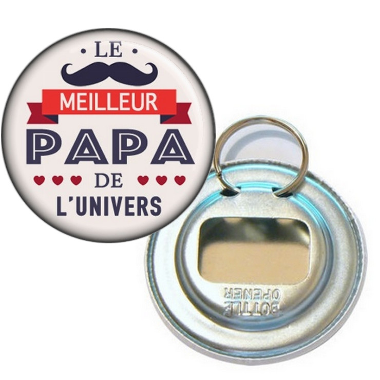       Décapsuleur Meilleur papa Univers blanc - cadeau Noël papa
    